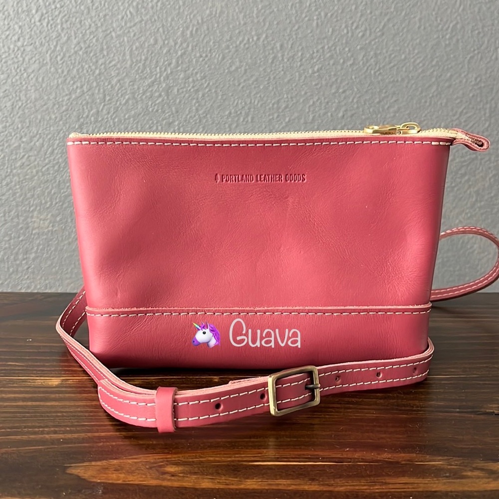 🦄 Portland Leather Goods Guava Fiesta crossbody